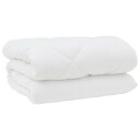 Vidaxl Vinter Dynen med pute 3 pcs Hvit 200 x 220 cm Mikrofiber