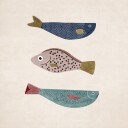 Fish Trio Delight Plakat / 40x40