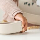 Done by Deer Stick&Stay Dinner Set Tiny Farm Sand Beige PLATE:Ø 18X H 3CM.BOWL:Ø 10X H 4CM.MUG:Ø 6.6X H 7.5CM