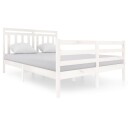  Sengeramme hvit heltre 140x200 cm