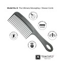 Chicago Comb Model 08- Carbon Fiber
