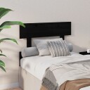 vidaXL Sengegavl svart 93,5x3x81 cm heltre furu