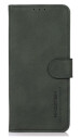 INCOVER Samsung Galaxy S23 KHAZNEH Retro Kunstskinn Flipdeksel med Lommebok - Grønn