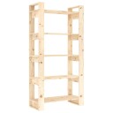 vidaXL Bokhylle/romdeler 80x35x160 cm heltre