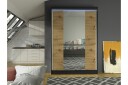 Liverpool Garderobe Med Speil 120x200 cm -