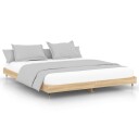 vidaXL Sengeramme sonoma eik 120x200 cm konstruert tre