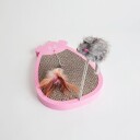 Klorebrett Til Katt Med Lekemus Og Fjær 35X24Cm
