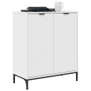  Serviesskap Høyglans hvit 69,5 x 33 x 82 cm Konstruert tre