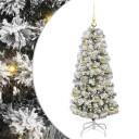  Kunstig sammensatt juletre med LED  stripelys 120 cm PVC
