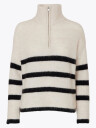 Selected Femme Maline Long Sleeve Knit Half Zip Flerfarget XXL