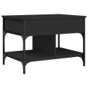  Salongbord svart 70x50x50 cm konstruert tre og metall 8721012479005