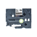 Brother TZER951 / TZE R951 Ribbon Tape Cassette - Black on Silver 24mm wide