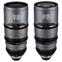 Laowa Sunlight 40 80mm/70 135mm T4.5 2x Bundle. Anamorphic Zoom Amber Arri PL