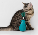 Katteleke Egg Med Fjær Og Catnip Kule