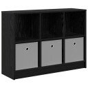  Serviesskap med skuff Svart Eik 88,5 x 27,5 x 63,5 cm