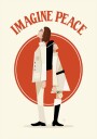 Imagine Peace Minimalist Poster Plakat / 40x50cm