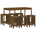  Hagebarsett 7 deler honningbrun heltre furu 3157754
