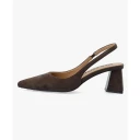 Bianco Biamaralyn Slingback Sko Dame i Brun 37 med Hælhøyde 6 cm