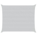 vidaXL Solskygge seil Lys Grå og Hvit 5 x 4 m 100% polyester Oxford