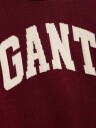 Gant Kids Intarsia Crew Neck Sweater   Burgundy   152