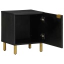  Nattbord svart 40x33x46 cm heltre mango 8721158447371