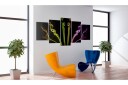 Bilde Flerfargede Streker 5 Stk 100x50 Artgeist sp. z o. o.