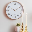 Karlsson Elegance Glow Veggklokke KA5973WH   Unisex 40 cm Kvarts urverk