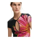 Desigual Dame Topper Svart XL,