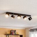 Eko-Light Takspot Cloudy 5 lyskilder svart