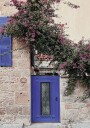 Vibrant Doorway with Bougainvillea Plakat Plakat / 100x150cm