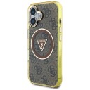 Guess IML Metal Glitter MagSafe Deksel til iPhone 16 - Brun
