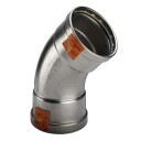 Viega sanpress inox xl elbow 45° 76.1 482657