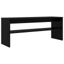  TV skap Svart Eik 100 x 30 x 40 cm Konstruert tre