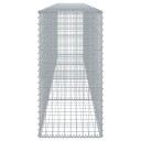  Gabionkurv med deksel 400x50x100 cm galvanisert jern