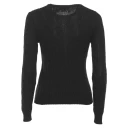 Polo Ralph Lauren Cable-Knit Cotton Crewneck Sweater - Black - L