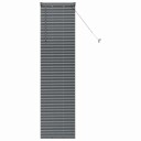  Vindu Persienne med gardiner Manual Mørke grå Aluminium
