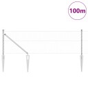  Gjerde med innlegg. sølv 0.6 x 100 m PVC belagt stål