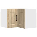 vidaXL Vegghjørneskap PORTO Sonoma eik 57 x 57 x 40 cm Konstruert tre