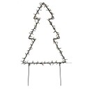 Nordic Winter metal juletre m/lys - 75 cm