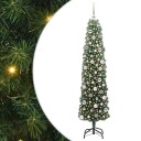  Kunstig juletre med 300 LED grønn 180 cm PVC og stål og plast