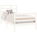 vidaXL Sengeramme hvit heltre 90x190 cm 3FT Single