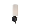 Drunmore vägglampa brons/linne