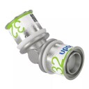 Uponor S-Press Plus 45° Albue 25mm for Vanninstallasjoner