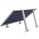 Justerbar solcellepanelbrakett i aluminium - støtte foran og bak