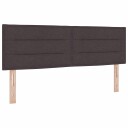  Hodegavl Linjedesign Mørk Brun 140 cm Stoff