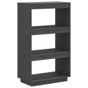 vidaXL Bokhylle/romdeler gr? 60x35x103 cm heltre furu