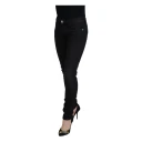 Acht Dame Jeans Svart W26,