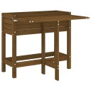 Plantekasse med foldbar bordplate honningbrun heltre furu