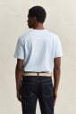 GANT 2 Tone Pique Ss Tshirt   Blue   XXL