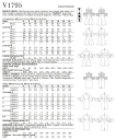 Vogue 1795 - Kjole A5 (6-8-10-12-14)